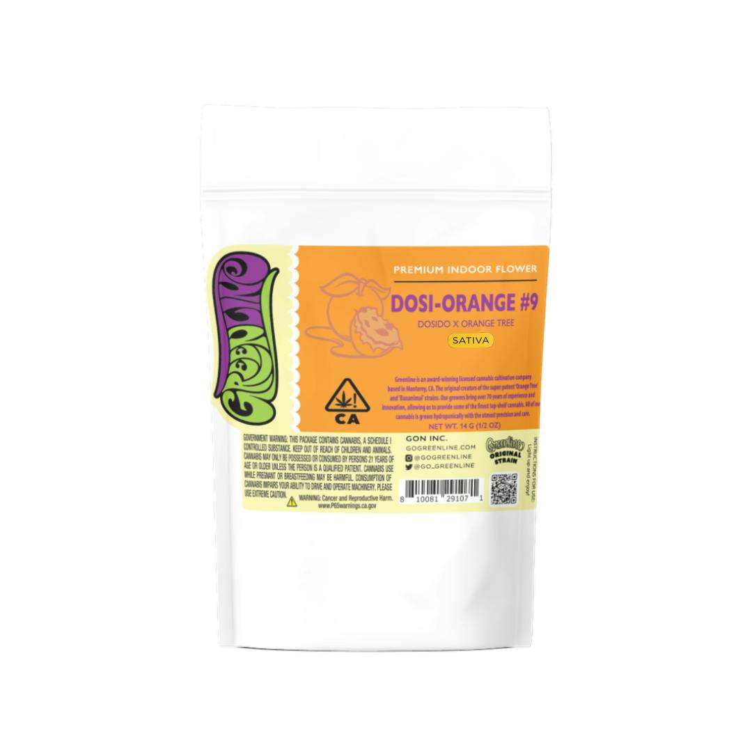 Dosi-Orange #9 - 1/2 oz - Indoor - Sativa - 14g
