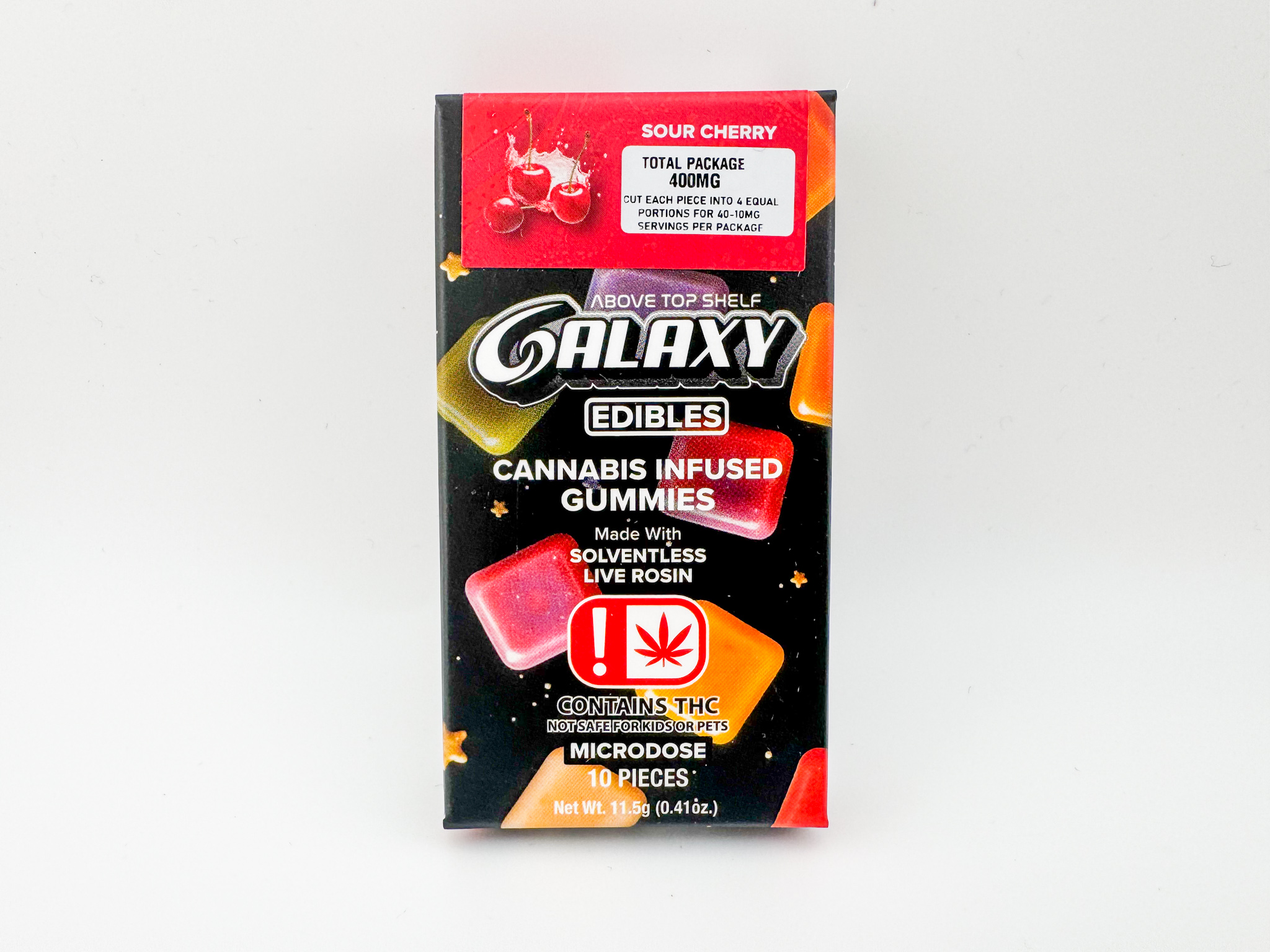 Galaxy 400mg LR Sour Cherry Gummies