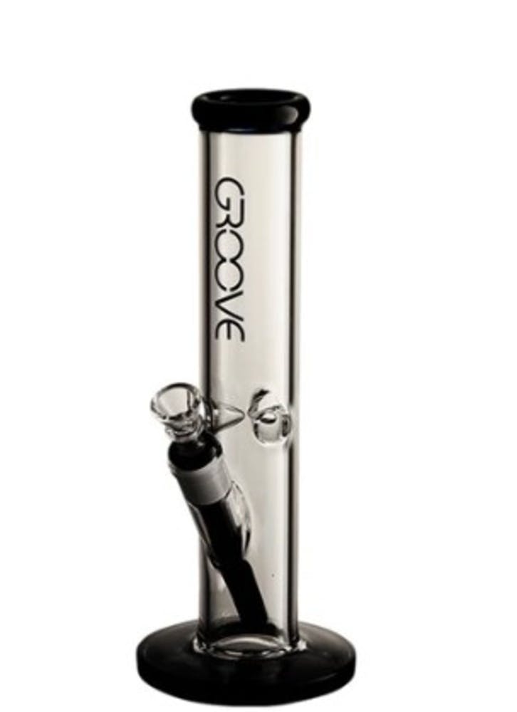 Straight Tube - 12" - Black