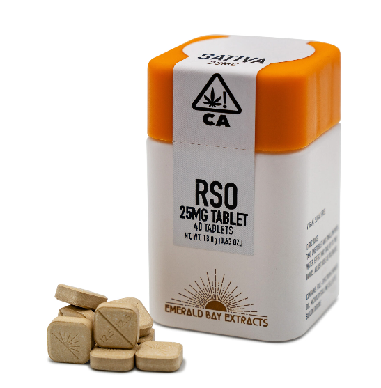 Emerald Bay Extracts - Blue Dream - RSO Tablets - 40ct - 1000mg