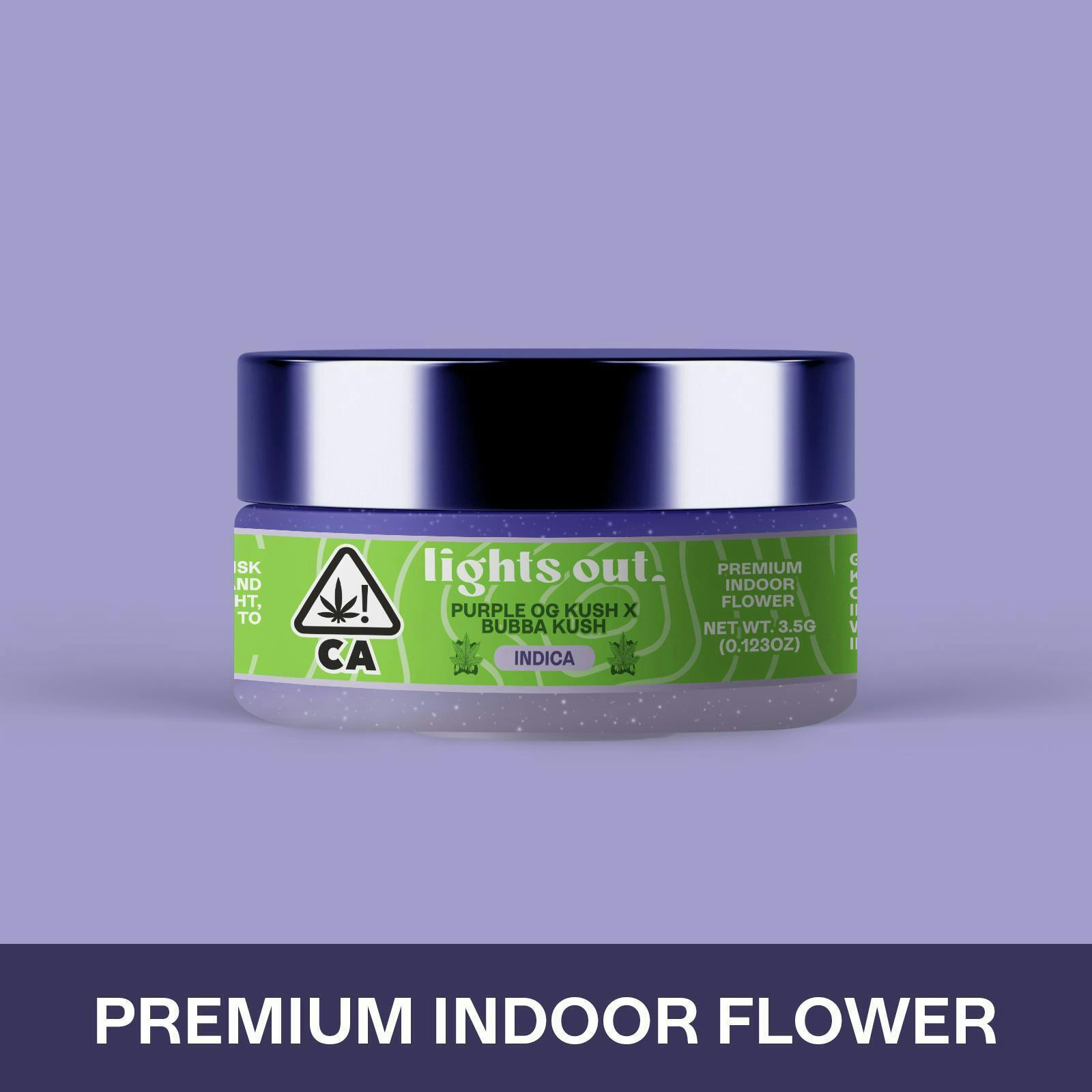 Purple OG Kush x Bubba Kush (Indica) Flower 3.5g