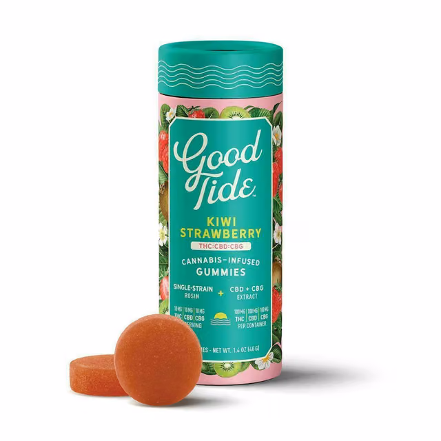 Kiwi Strawberry CBG 100mg Rosin Gummies