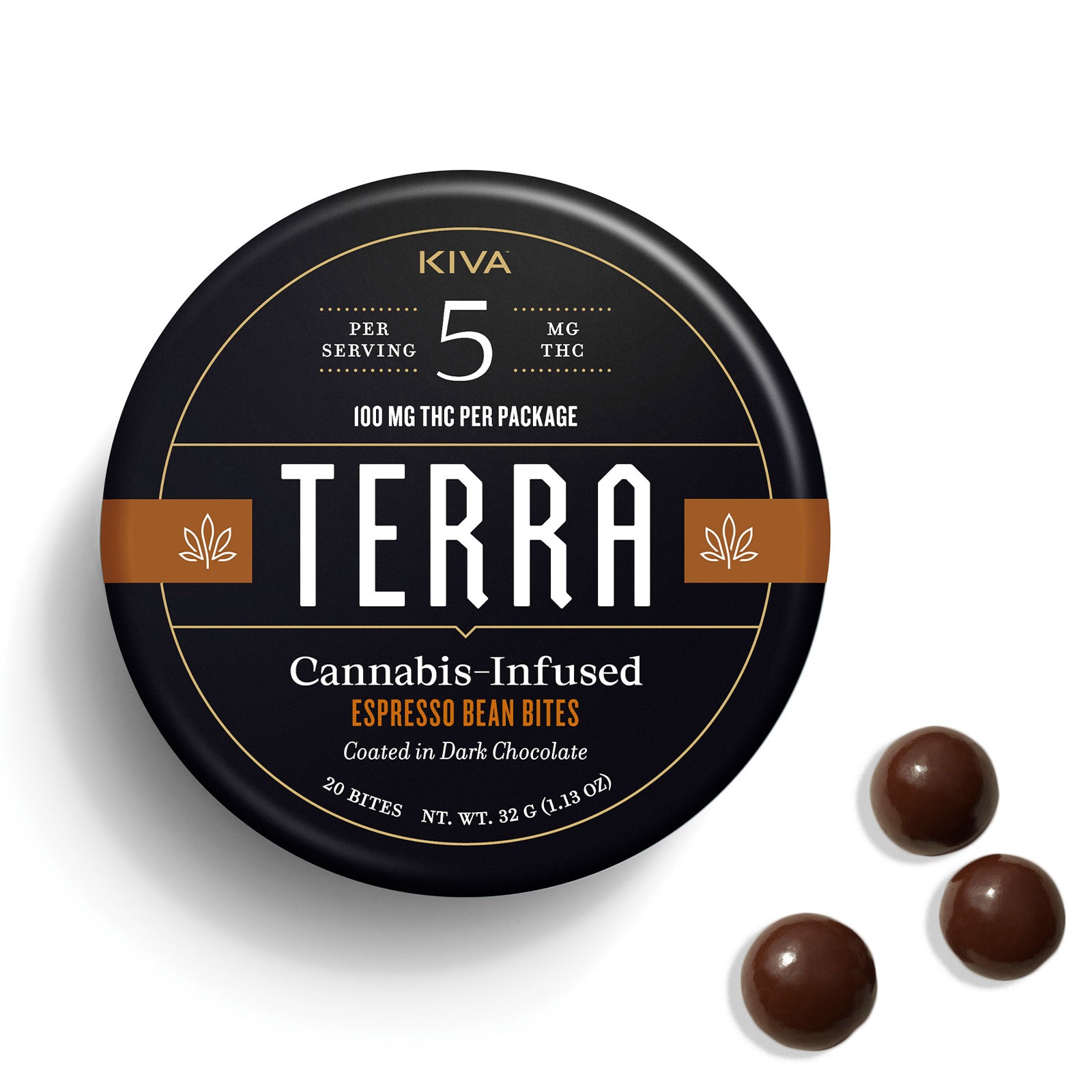Dark Chocolate Espresso Bean Bites | 100mg