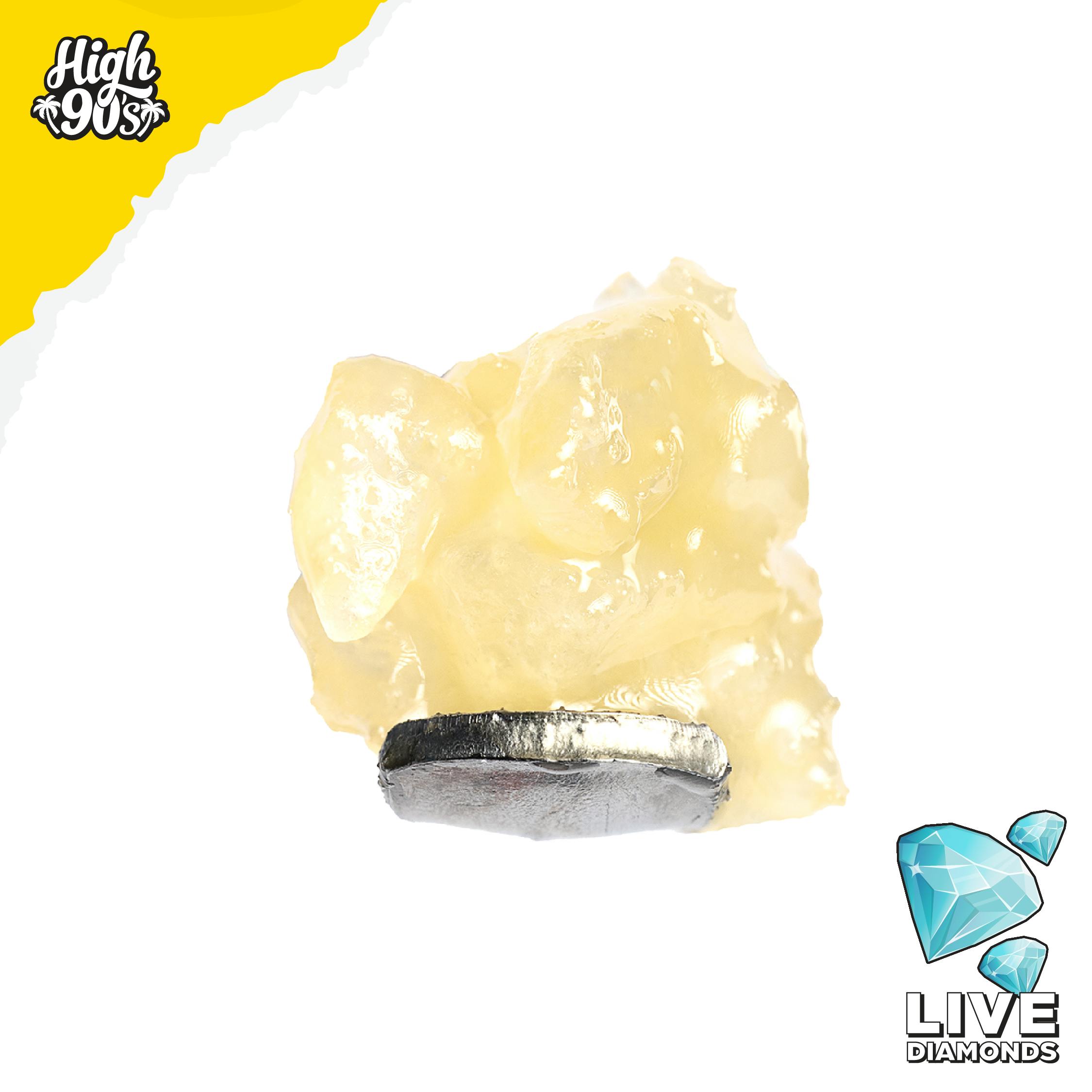 High 90s : Baja Gusherz 1g Live Diamonds