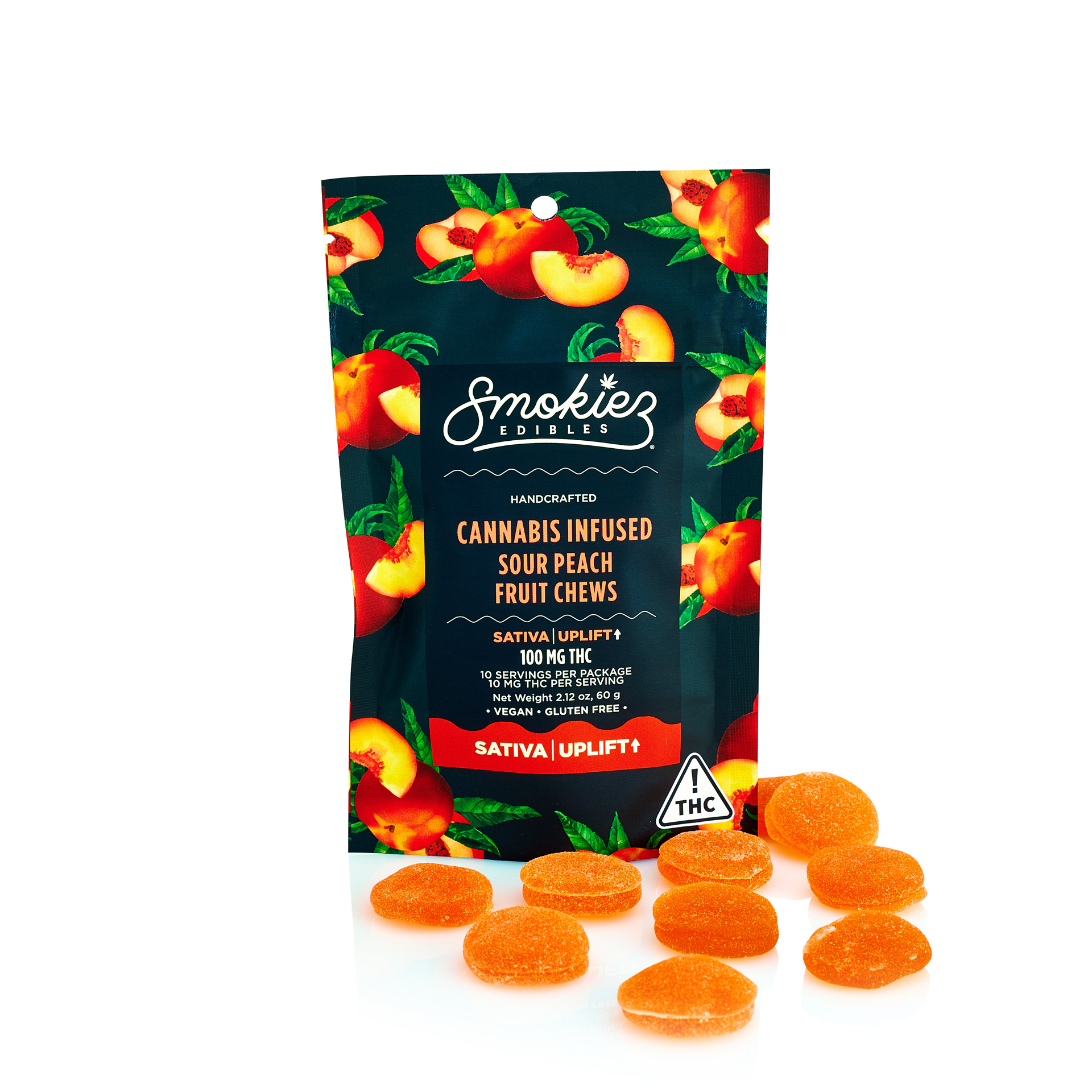 Smokiez - Gummies - Sour Peach (S) (100mg)