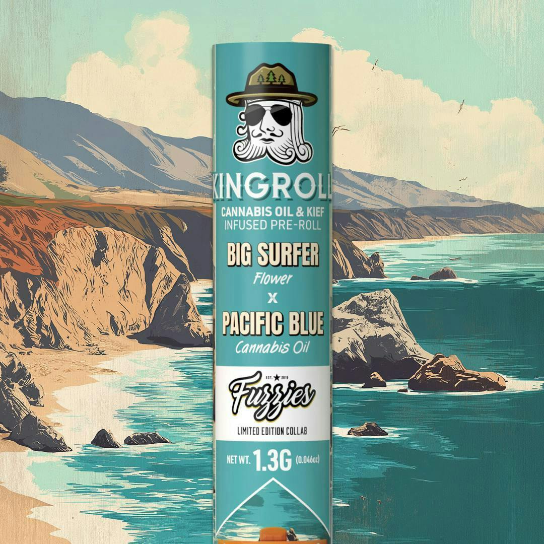 Kingroll | Big Surfer x Pacific Blue | Infused Joint | 1.3g
