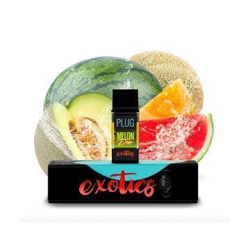 PLUG PLAY - VAPE (DISTILLATE) - 1G - HYBRID - MELON DEW