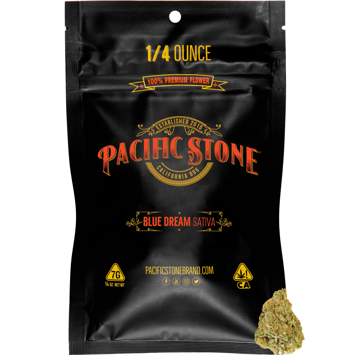 Pacific Stone - Blue Dream (Sativa) Flower 7g
