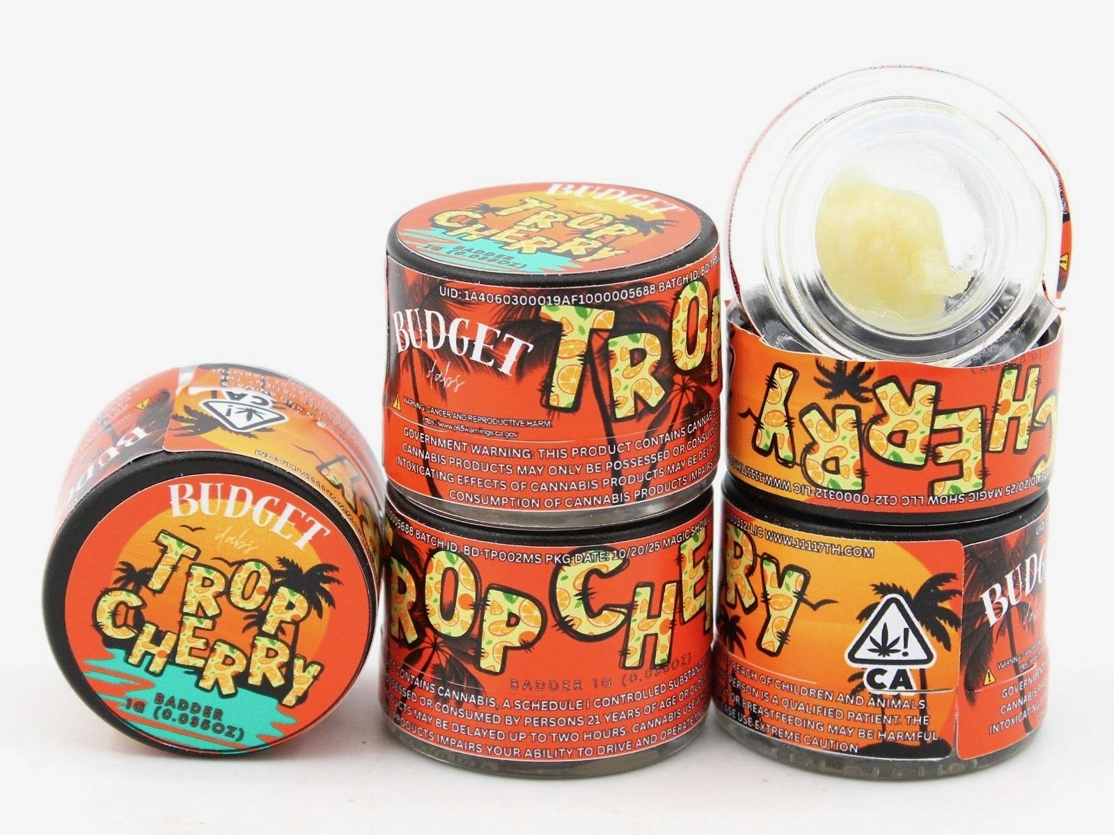 BUDGET DABS TROP CHERRY (S) 1G BADDER