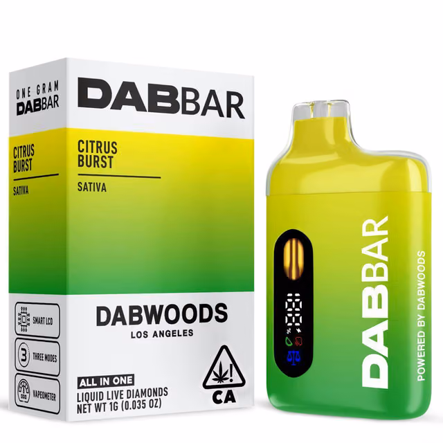 1g All-In-One Liquid Live Diamond Dab Bar | S | Citrus Burst