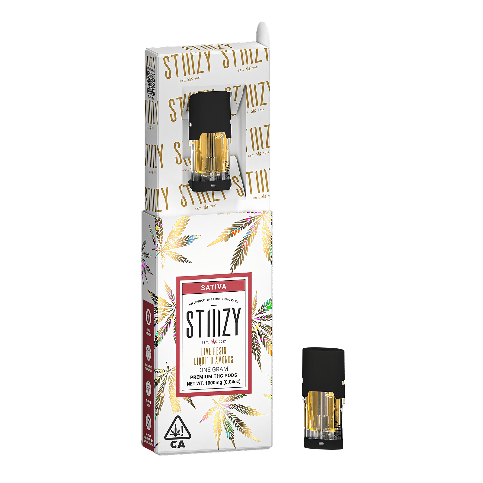 Stiiizy Live Resin Liquid Diamonds Pod - Green Crack (1g Sativa)