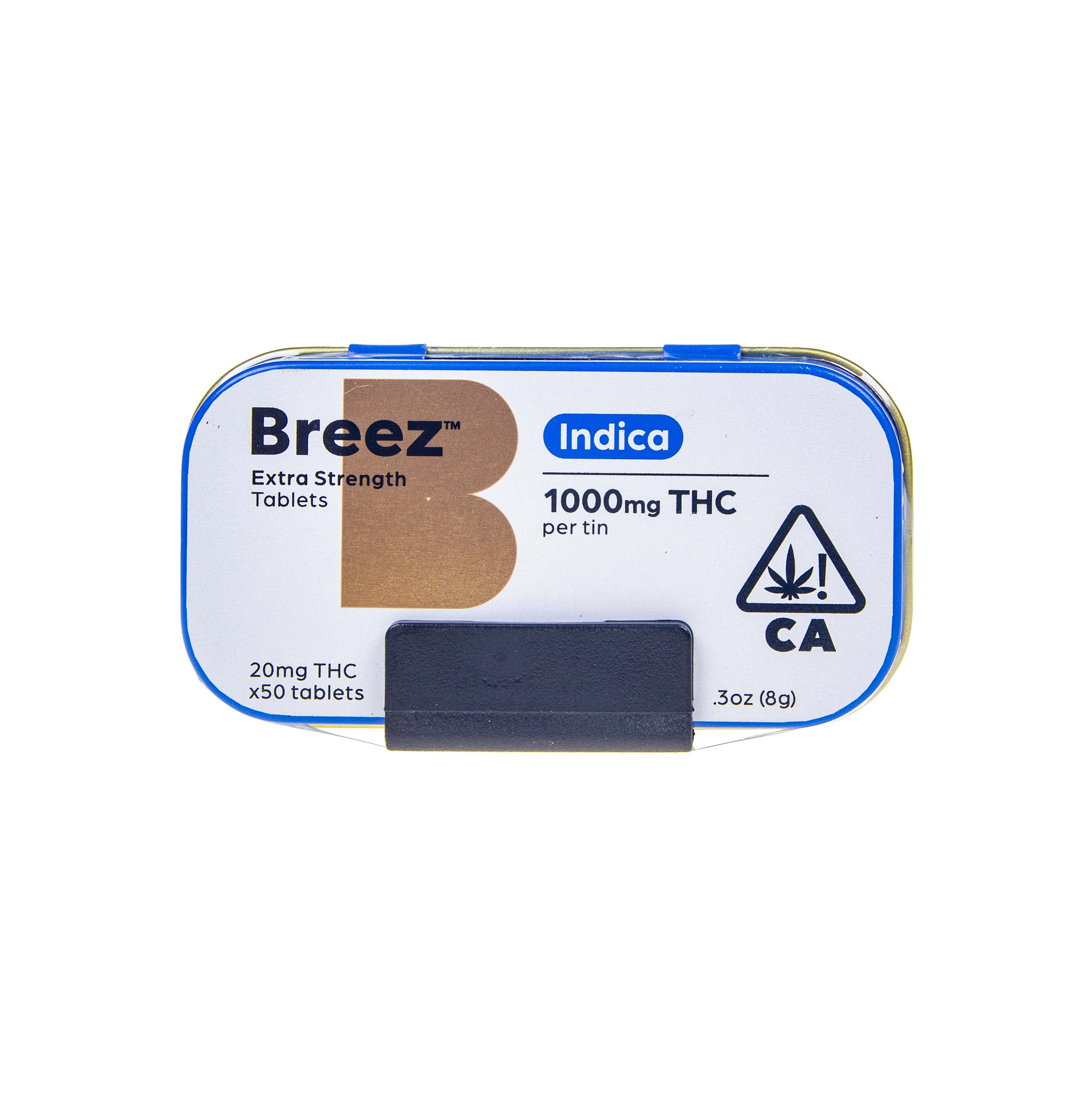 Breez | Indica Extra Strength Tablet Tins (1000mg THC)