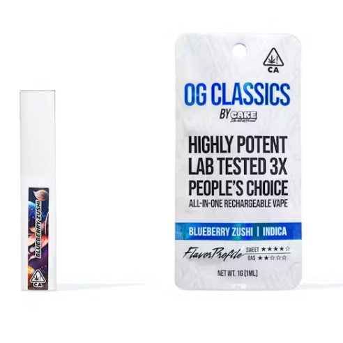 CAKE she hits different - Blueberry Zushi - OG Classics - 1 g