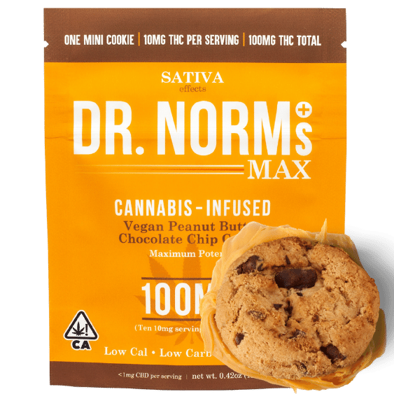 Dr. Norms | Cookie 100mg (Max) | S | Peanut Butter Chocolate Chip (Single)