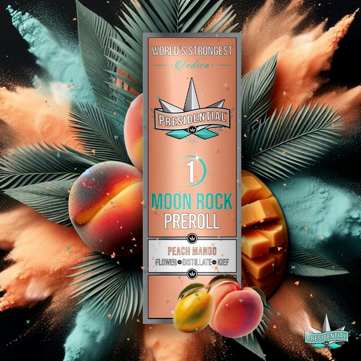 Presidential Moon Rock Preroll - Peach Mango (1g)