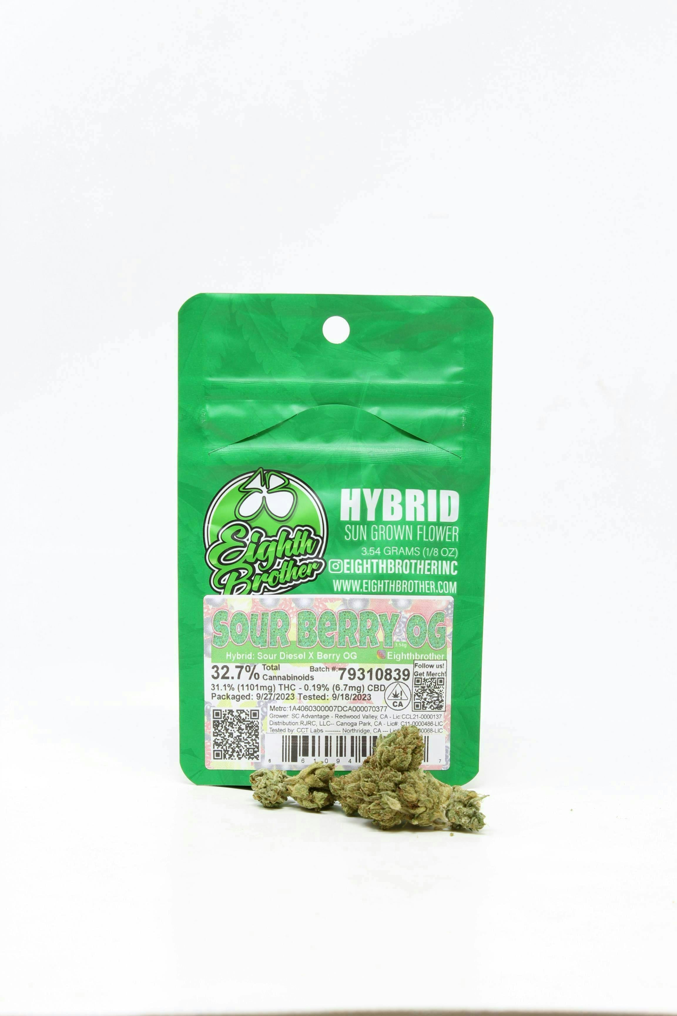 Eighth Brother | Sour Berry OG | Big Buds | 3.54g