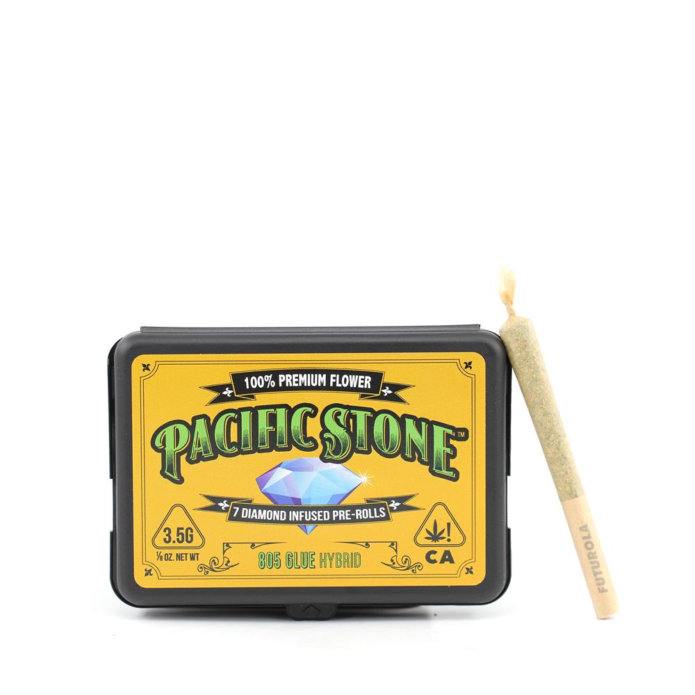 Pacific Stone - 805 Glue Diamond Infused Preroll 7pack (3.5g)