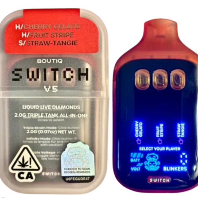 V5 (3 in 1) CHERRY GELATO x FRUIT STRIPE x STRAW TANGIE