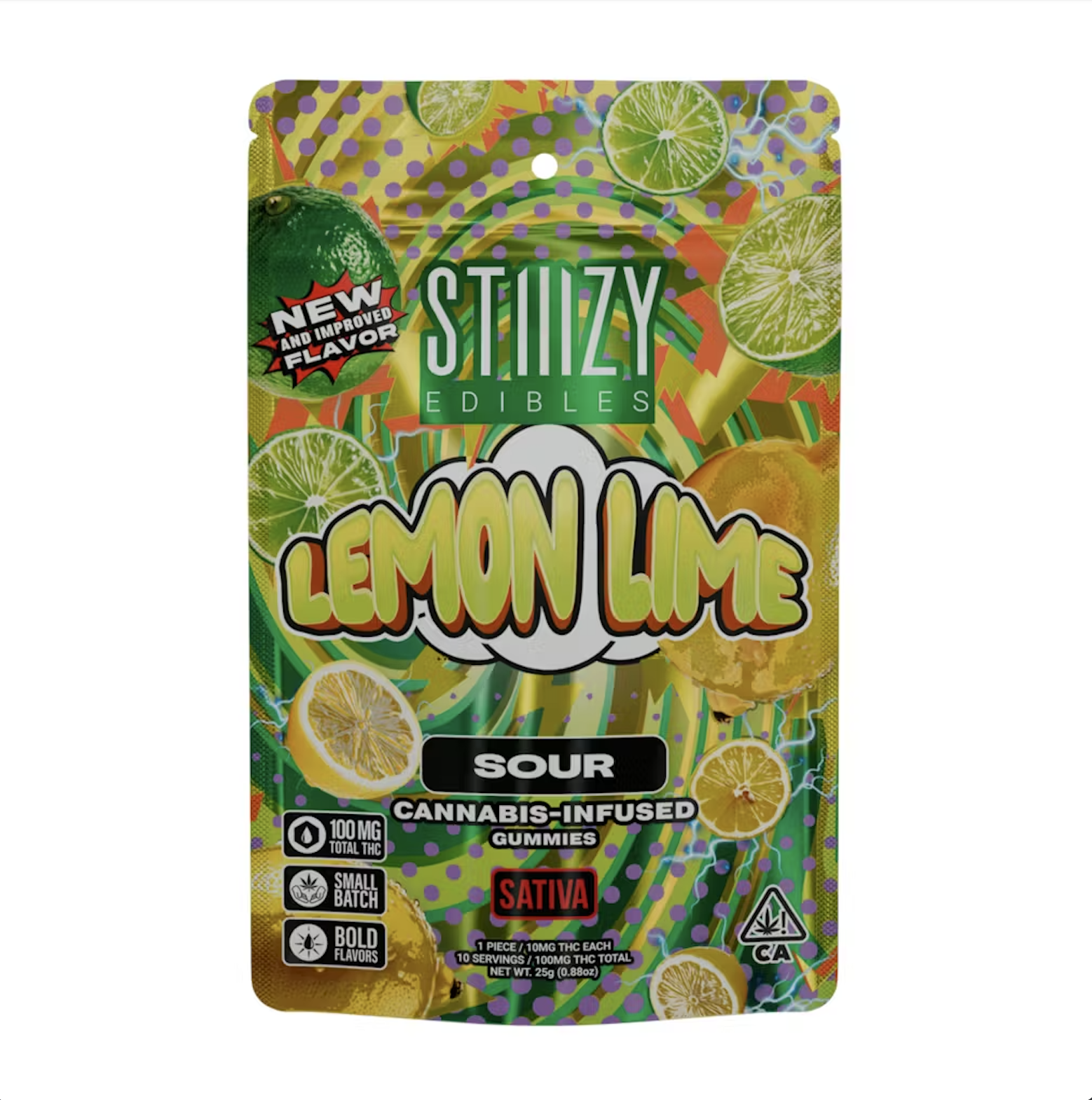 Sour Lemon Lime | Gummies | 100mg