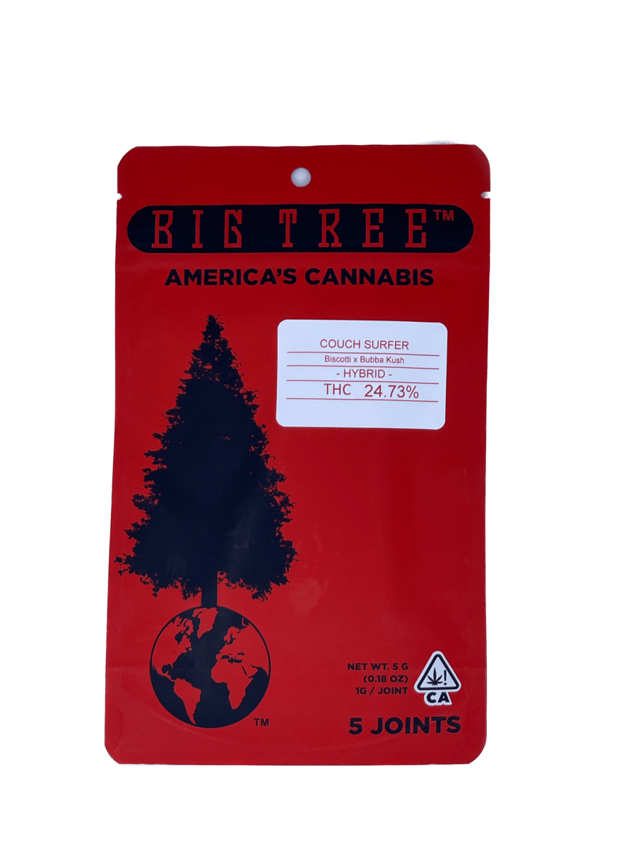 Big Tree | Couch Surfer 5pk Prerolls 5g