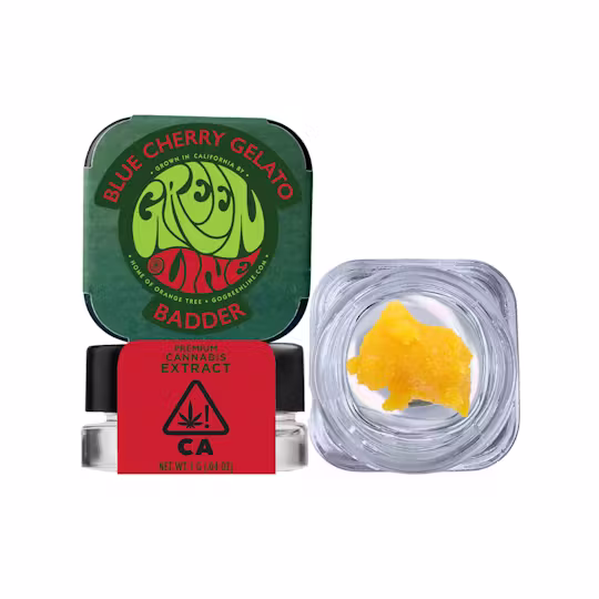 Greenline Badder 1g Blue Cherry Gelato