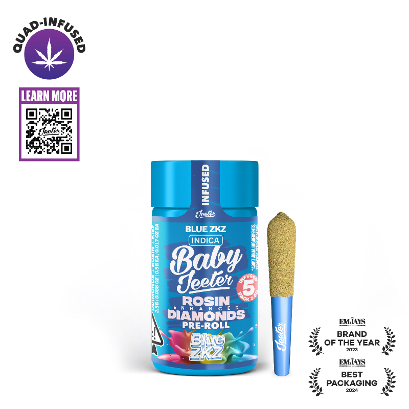 Jeeter - Blue ZKZ Infused Preroll 5pk 2.5g