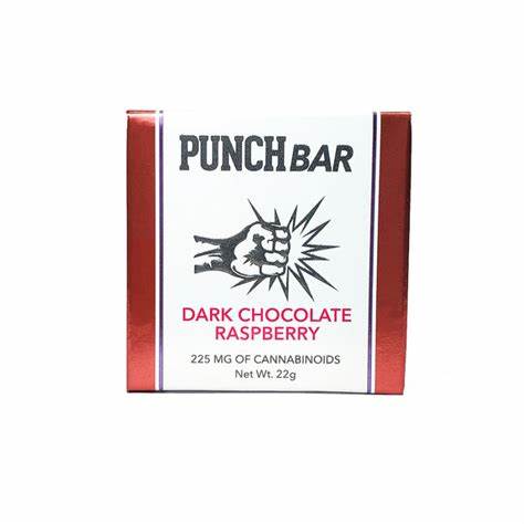 Raspberry Dark Chocolate Hash Punch Bar