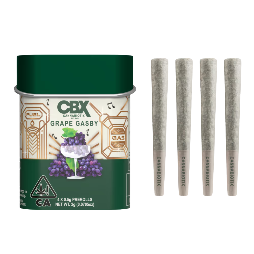 GRAPE GASBY 4PK PREROLLS