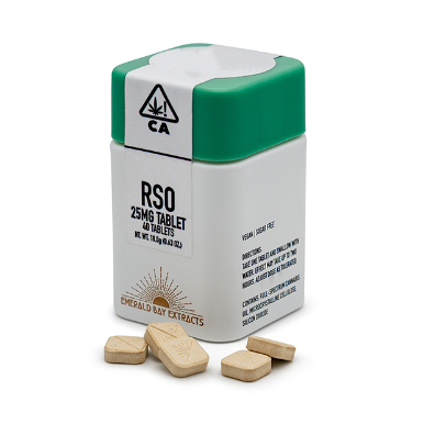 PEAR BLOSSOM HIGH CBD RSO TABLETS - 37.8 mg - 40 Pack