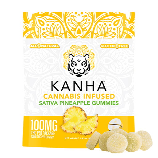 KANHA | Pineapple | Sativa | 100mg THC | 10-pack