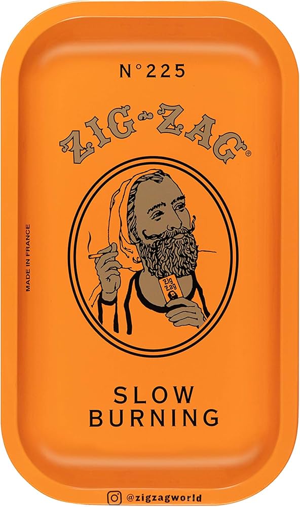 Zig Zag - Rolling Tray Orange