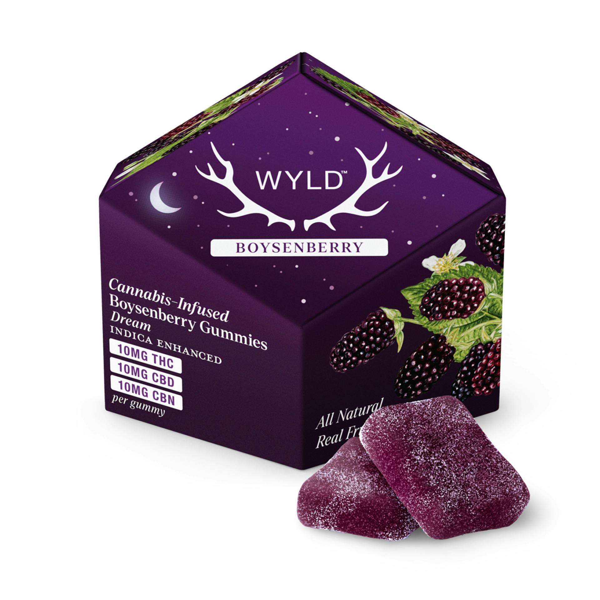 Gummies - 1:1:1 CBN Boysenberry