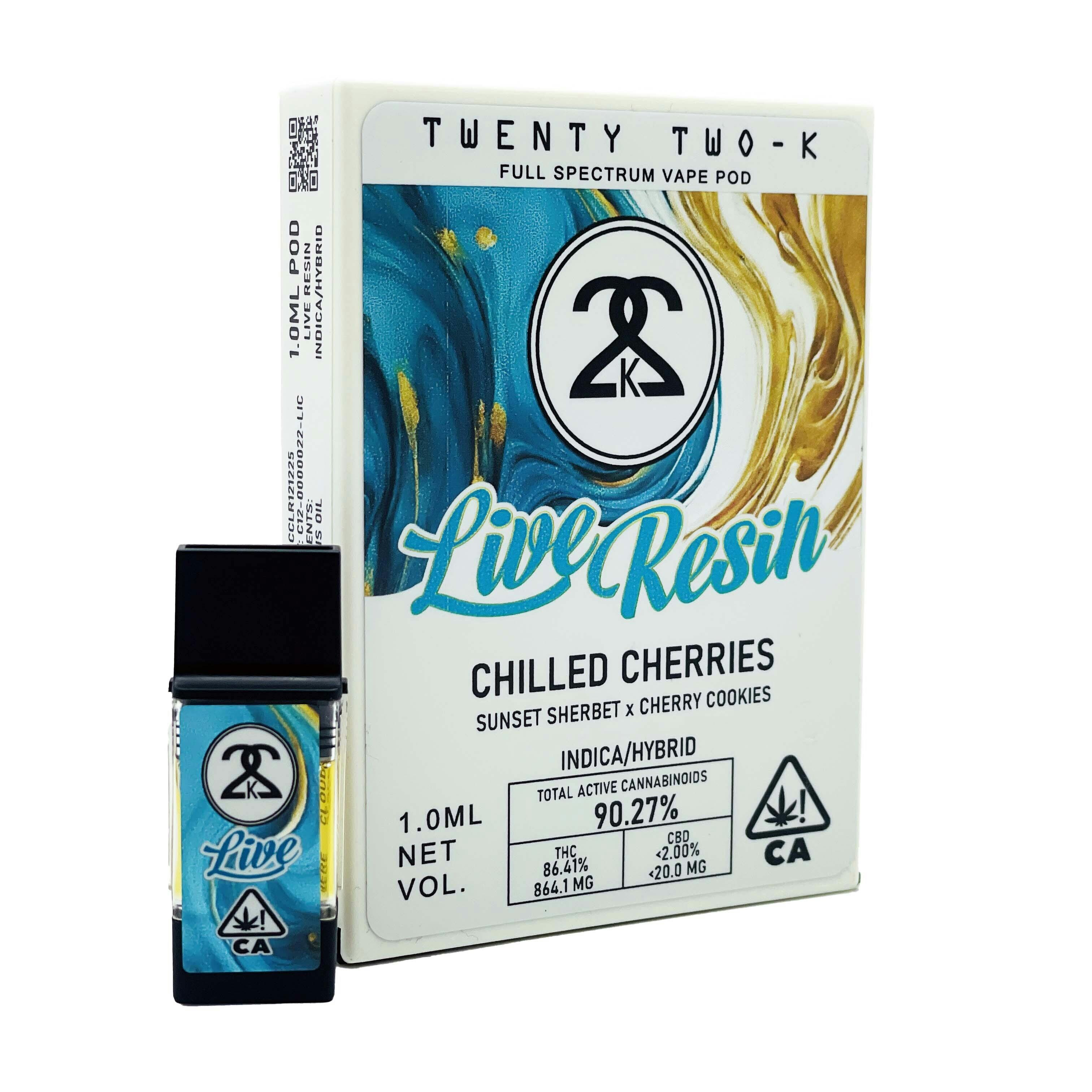 22K - Chilled Cherries - Live Resin 1.0ml POD