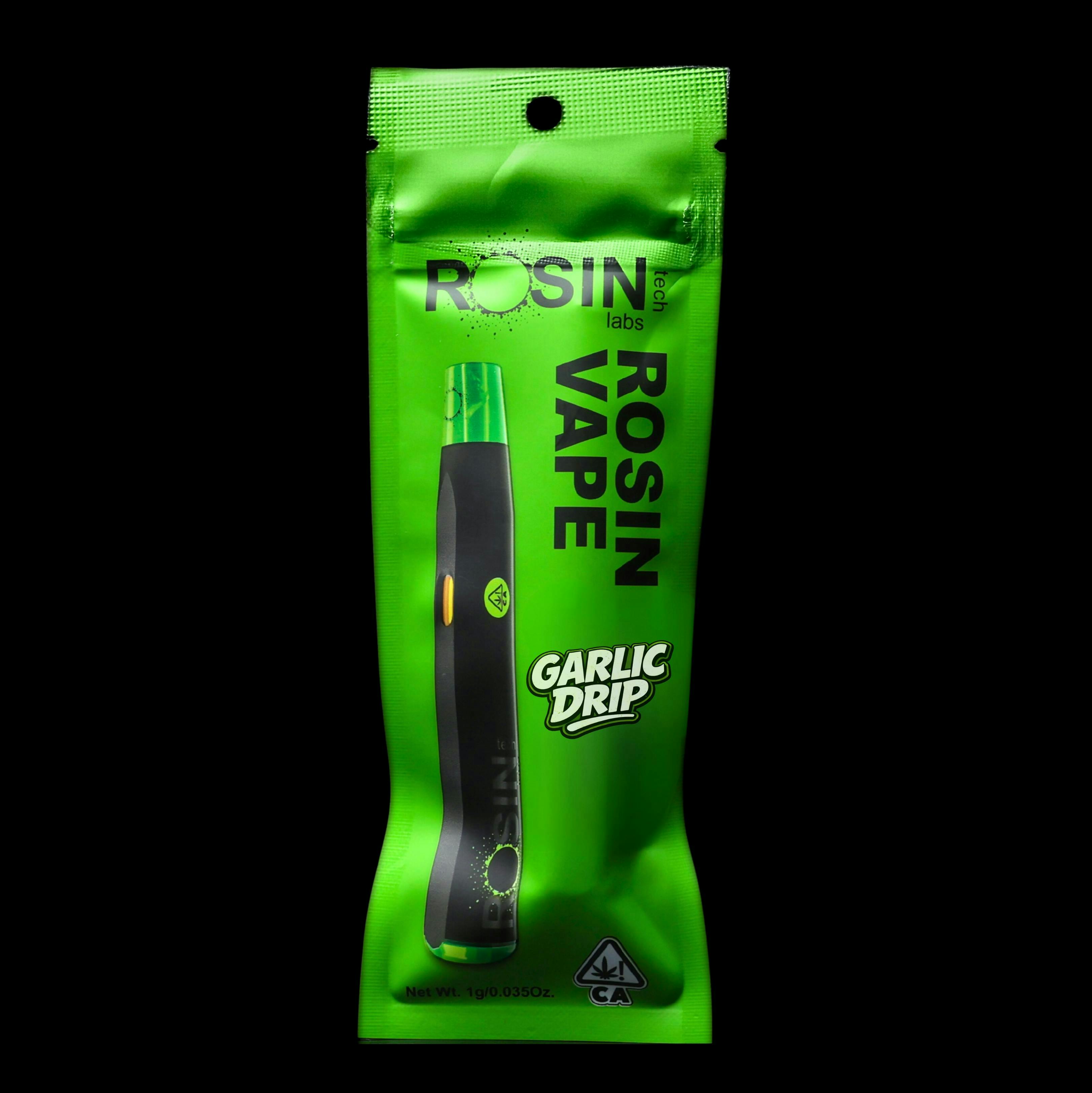 Rosin Tech Labs | Rosin Bar | Garlic Drip | Disposable | 1g