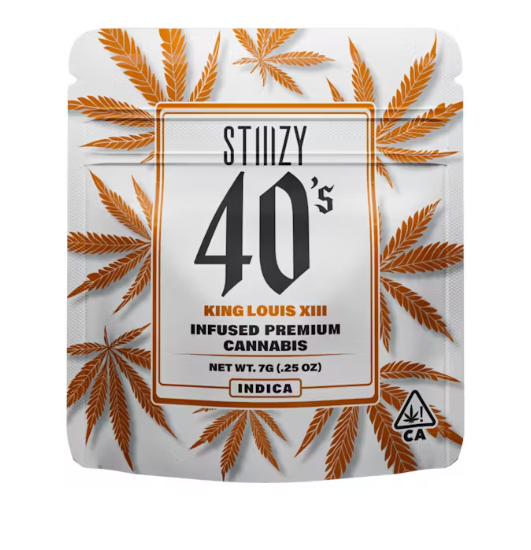 STIIIZY | King Louis XIII (7g) | Indica | Infused 40's flower | THC 41.66%