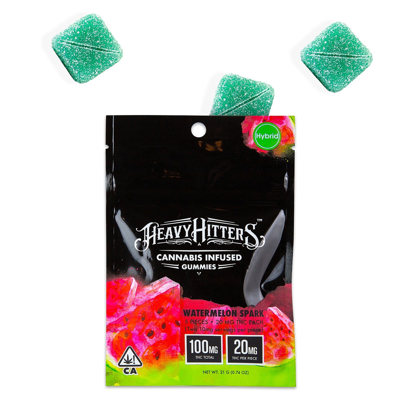 Heavy Hitters Wild Watermelon Gummies
