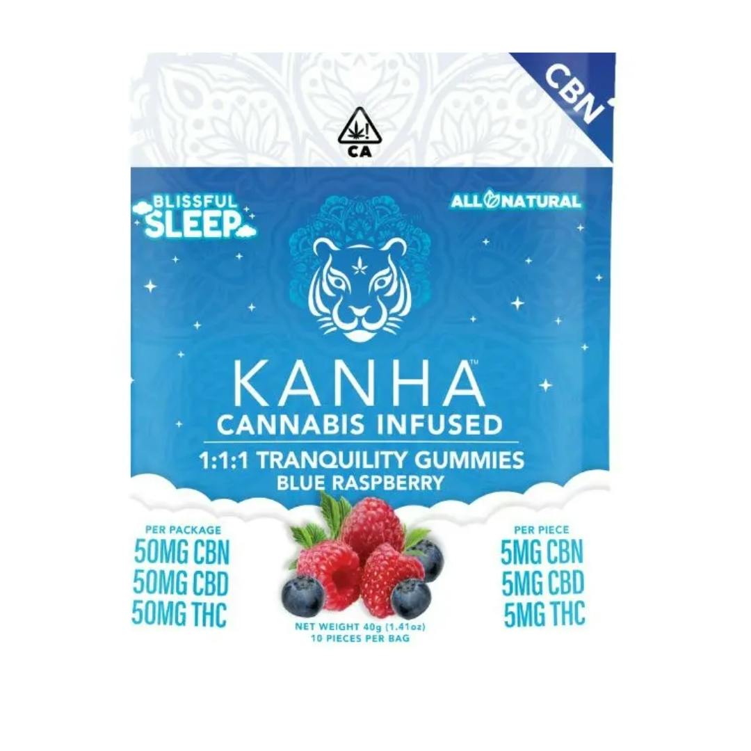 KANHA - 100MG - 1:1:1 CBN BLUE RASPBERRY