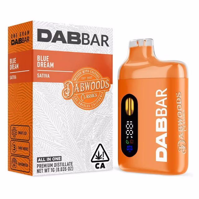 1g All-In-One Premium Distilate Dab Bar | S | Blue Dream