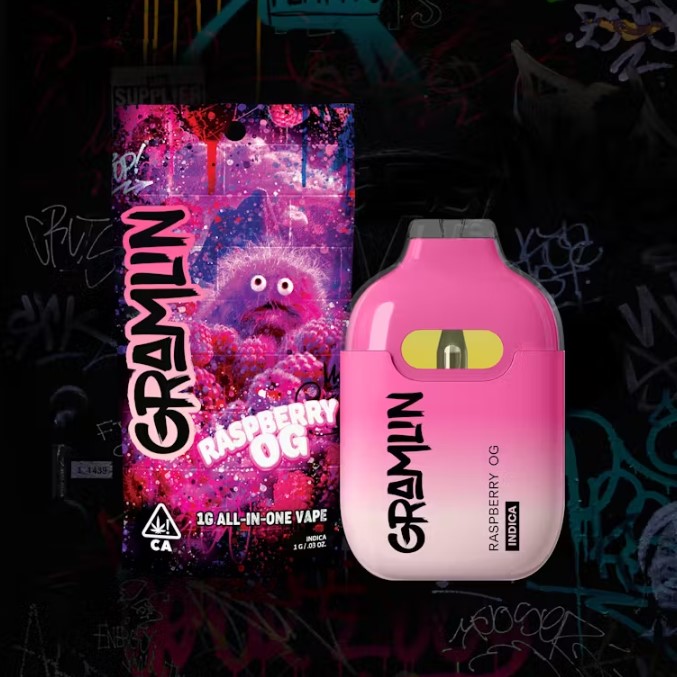 Gramlin - Raspberry OG All-In-One Vape - 1 g