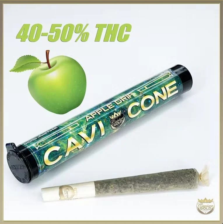 Cavi Cone | Infused Pre-Roll | Apple Drip | 1.3g