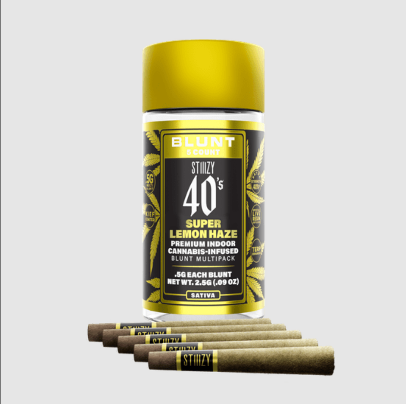 STIIIZY - 40's Blunts - Magic Melon - Infused Blunt Pack - 5pk - 2.5g