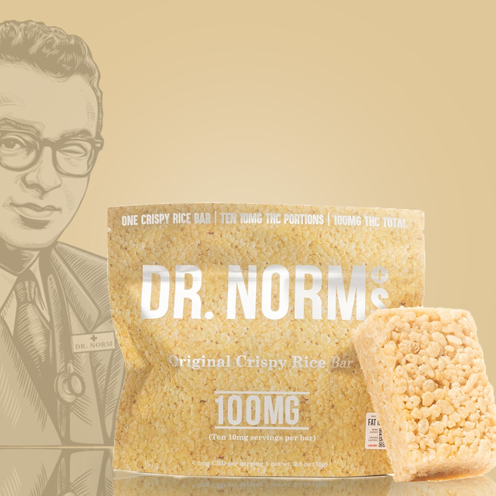 Dr. Norm's - Original Crispy Rice Bar 100mg