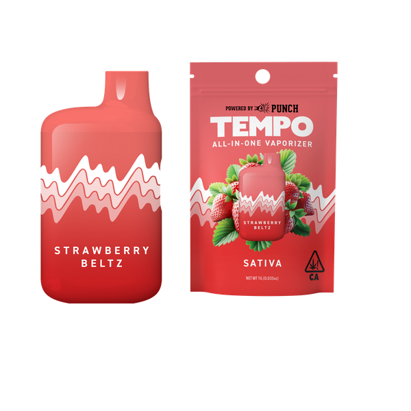 Tempo - All in one Vape - Strawberry Beltz (1g)