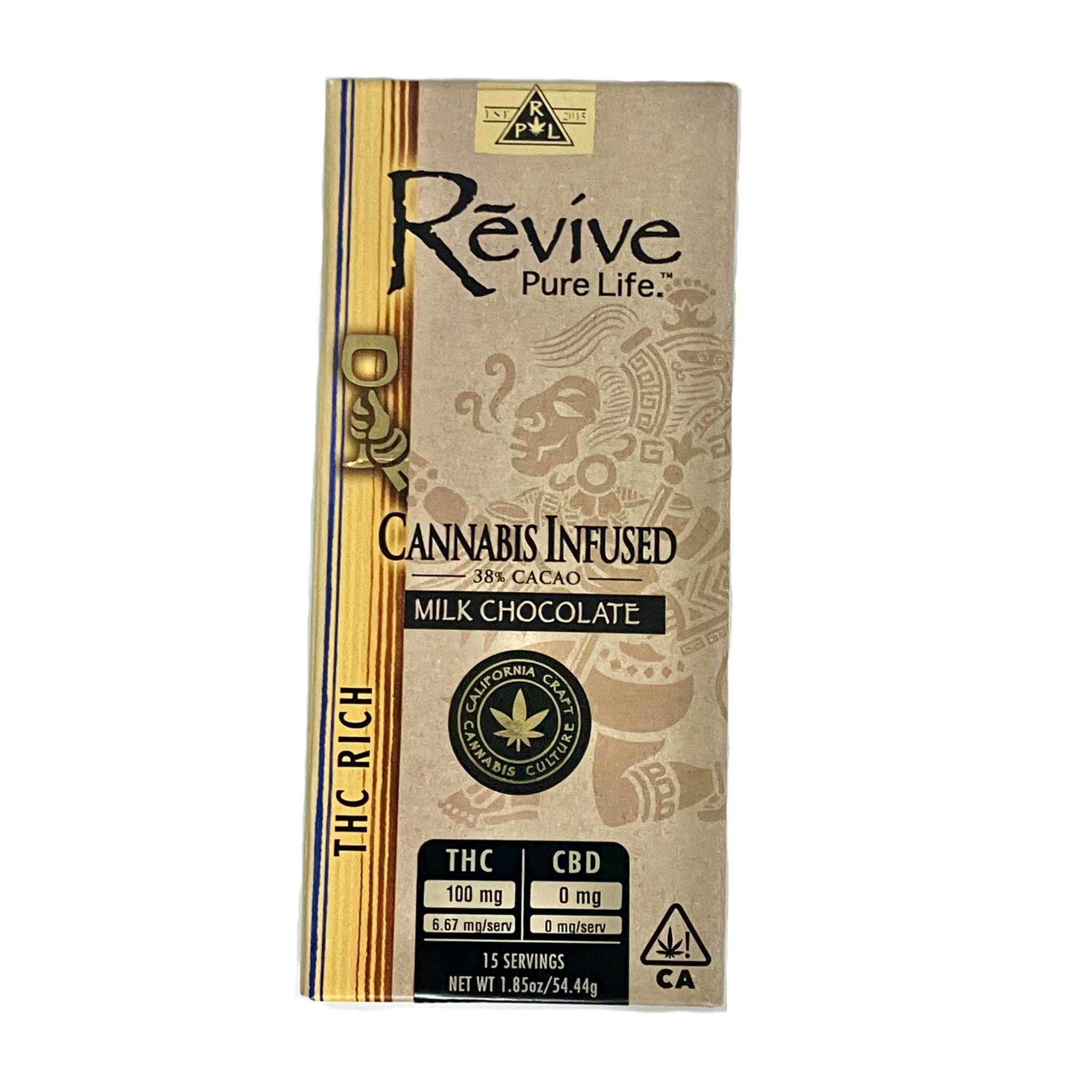THC Rich - Rosin Infused Milk Chocolate (38% Cacao & 100 mg)
