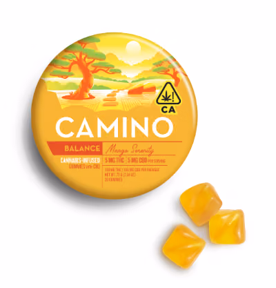 Camino Mango Serenity CBD 1:1 Gummies