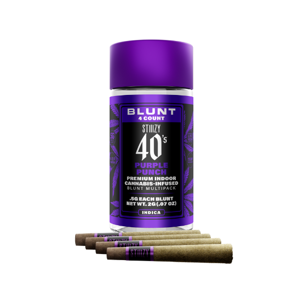 Stiiizy 40's Purple Punch Infused Blunt 4pk 2g