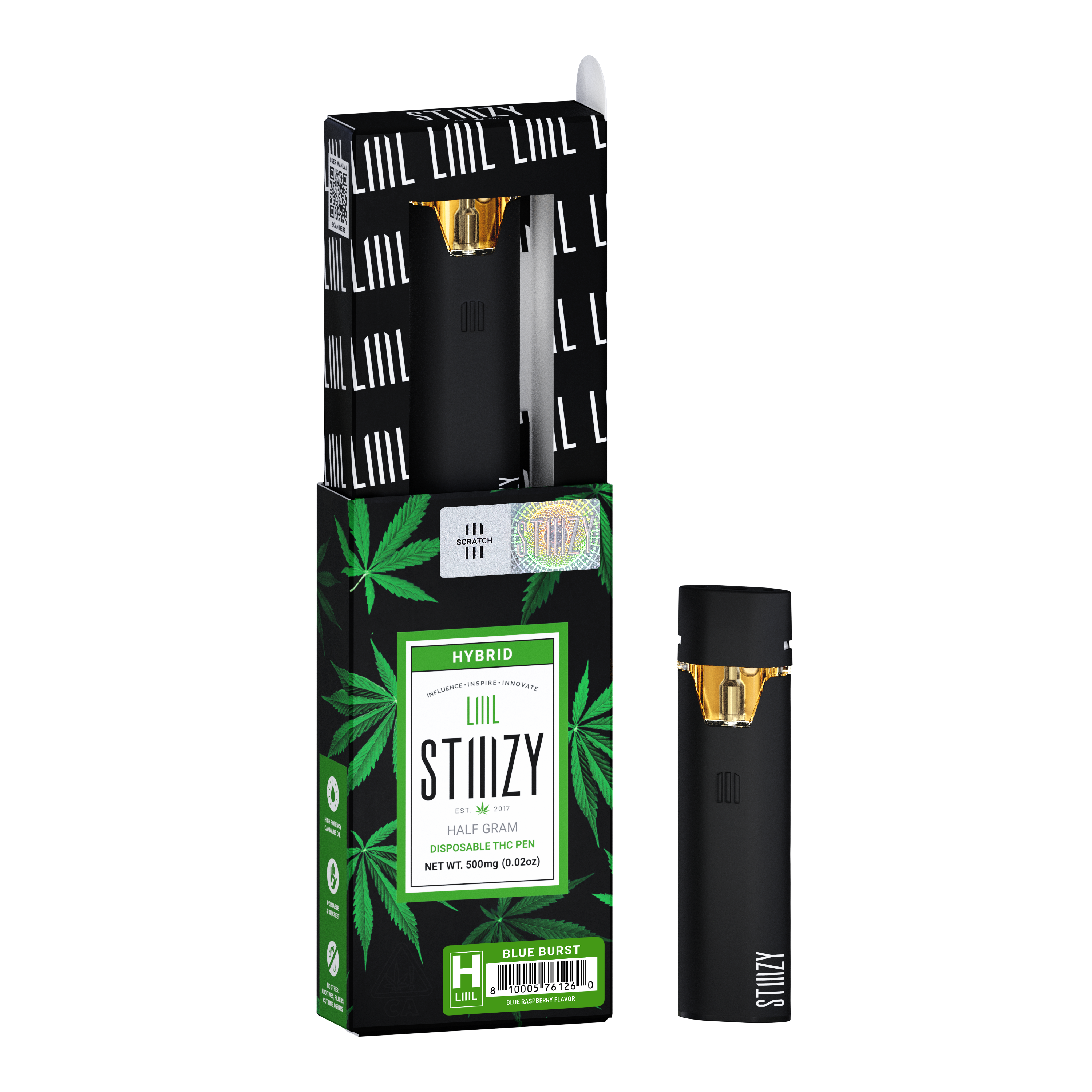 STIIIZY - LIIIL - .5G All-In-One - BLUE BURST - .5 g