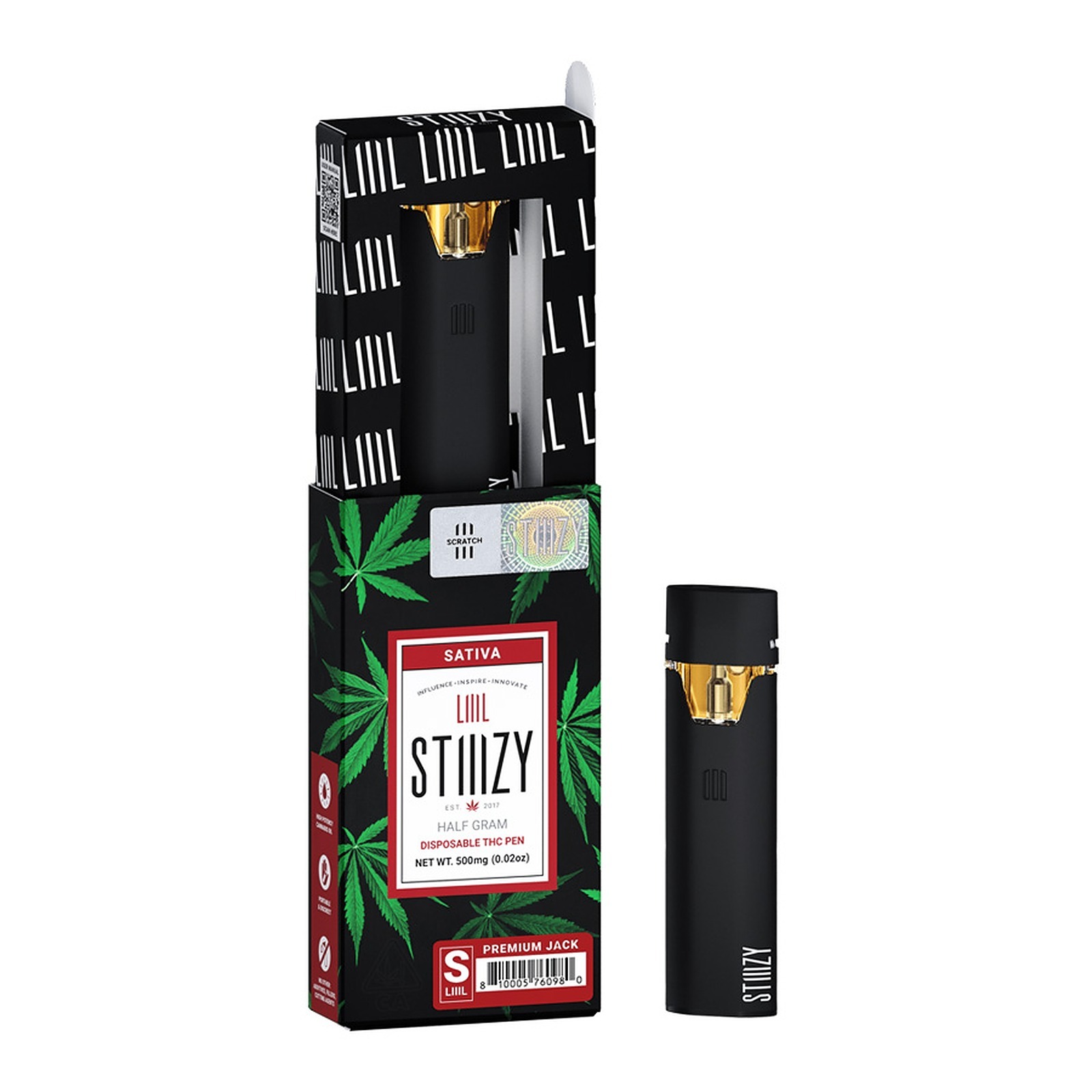 Liiil Stiiizy Disposable Vape Pen - Premium Jack (0.5g Sativa)