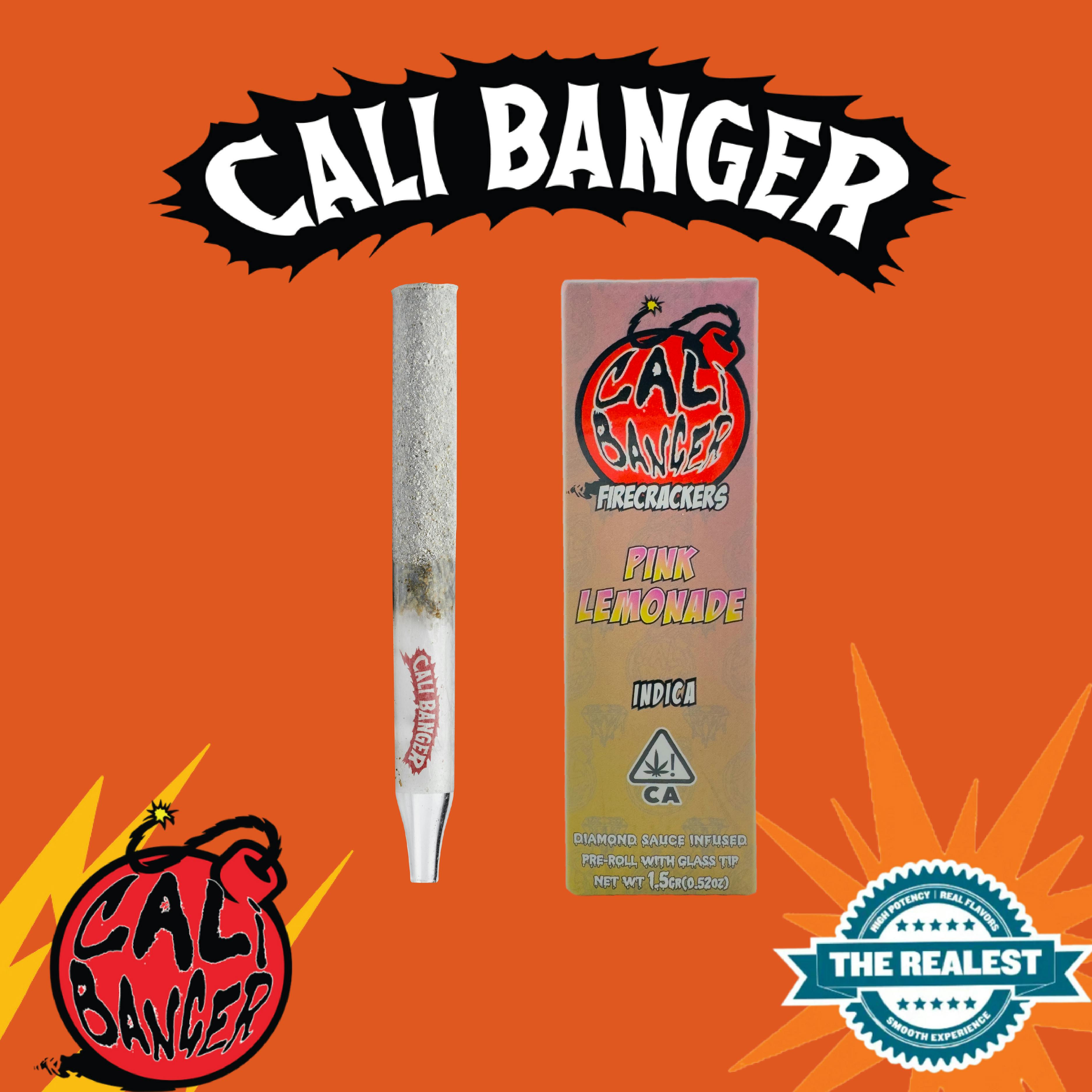 Firecracker Infused Pre Roll Pink Lemonade 1.5 G