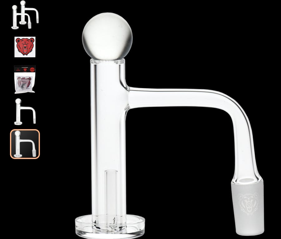 Bear Quartz V1 Tower Banger Set | 3pc | 90 Degree 14MM